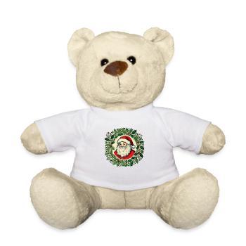 Weihnachtsmann - Teddy - Weiß - Vorne
