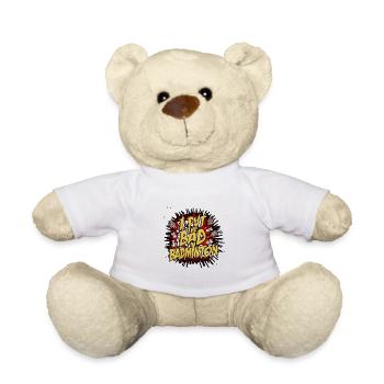 J’ai mis le mauvais au badminton 5 - Nounours - blanc - Devant