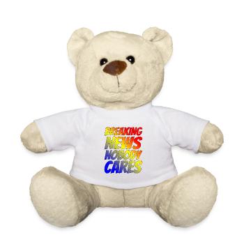 Breaking News, Nobody Cares 24 - Teddy - Weiß - Vorne