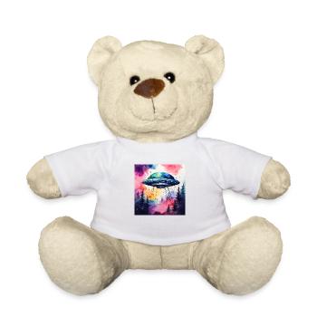 UFO farbig - Teddy - Weiß - Vorne