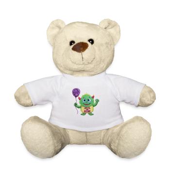 Balloon Monster - Teddy Bear - white - Front
