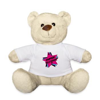 super BELLE MAMAN - Nounours - blanc - Devant