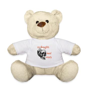 pas de pensées - Nounours - blanc - Devant