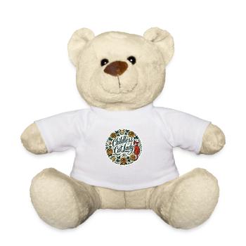 Dame chat sans enfant - Nounours - blanc - Devant