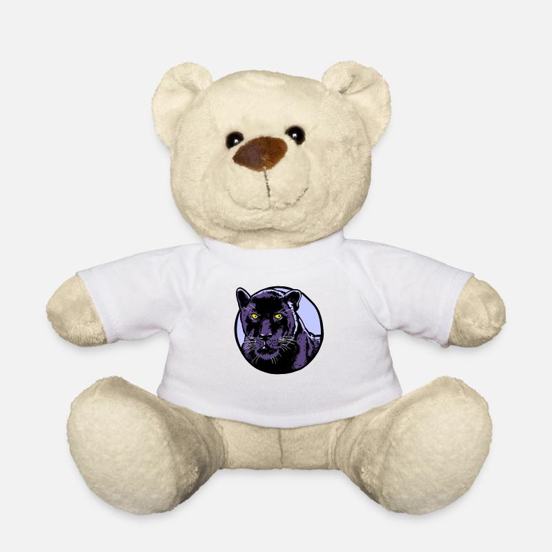 Panther - Teddy Bear - white