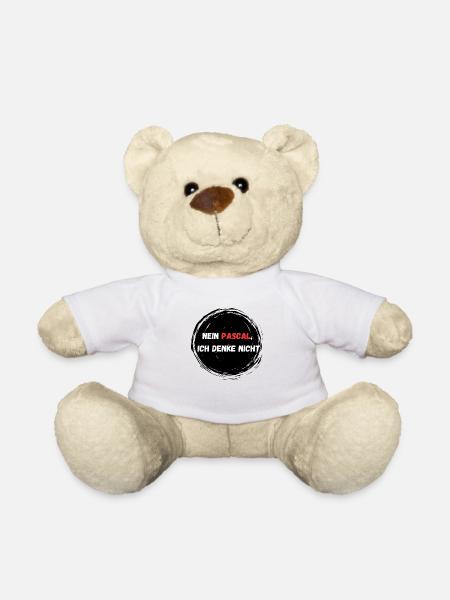 Nein Pascal ich denke nicht I Tiktok Spruch - Teddy - Weiß