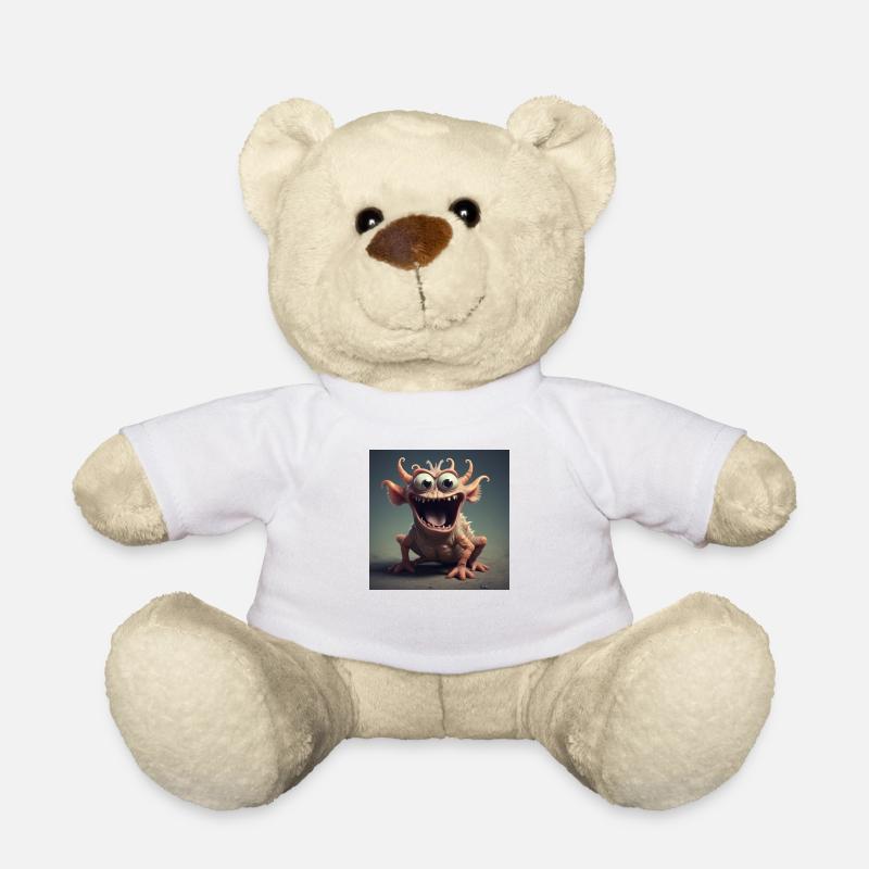 Cheerful Creature - Teddy Bear - white