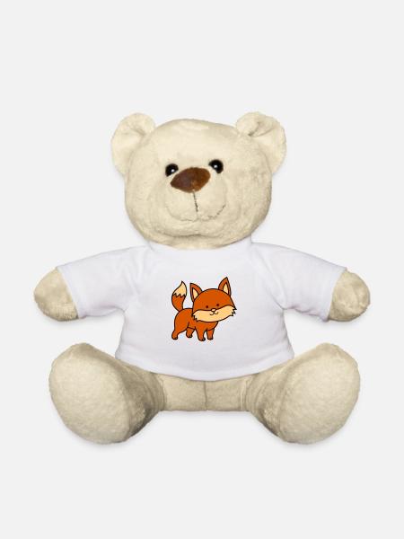 Renard - Nounours - blanc