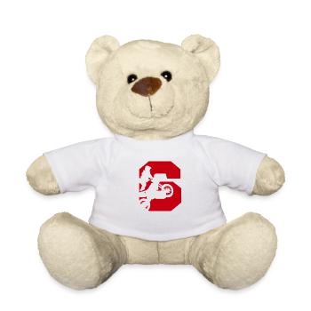 Moto 6 biker - Teddy Bear - white - Front