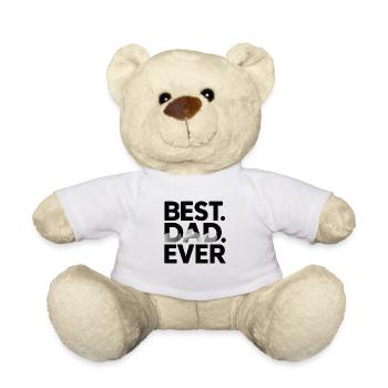 Bester Papa aller Zeiten - Teddy - Weiß - Vorne