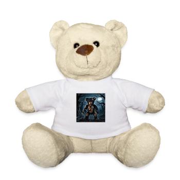 A dark and sinister teddy bear with an evil - Teddy - Weiß - Vorne