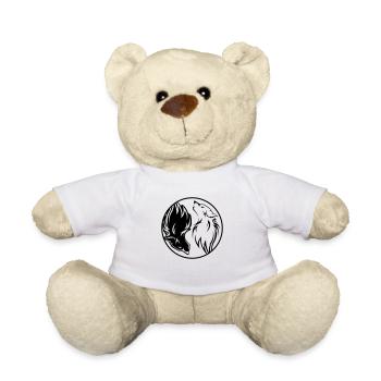 yin yang wölfe - Teddy - Weiß - Vorne
