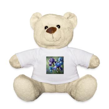 Ästhetische Iris Blumen - Teddy - Weiß - Vorne