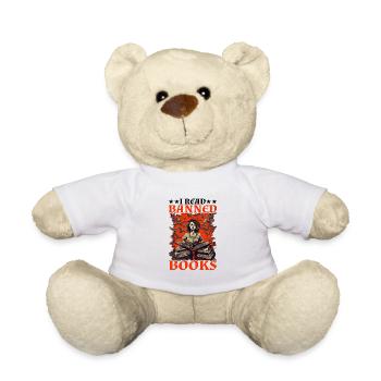 J’ai lu des livres interdits 62 - Nounours - blanc - Devant