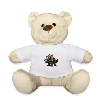 dinosaurier triceratops - Teddy - Weiß - Vorne