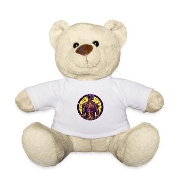 Lebendiges anatomisches Herz - Teddy - Weiß - Vorne