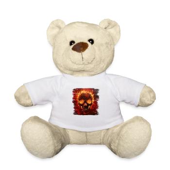 Une peinture personnalisée est une œuvre d’art roulante - Nounours - blanc - Devant