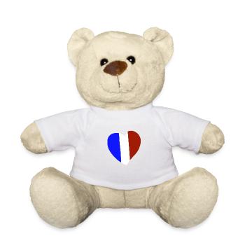 Cœur de France - Nounours - blanc - Devant