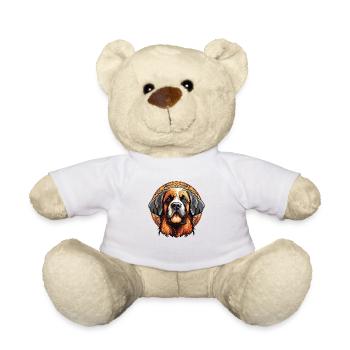 Chien de chasse Bernandiner - Nounours - blanc - Devant