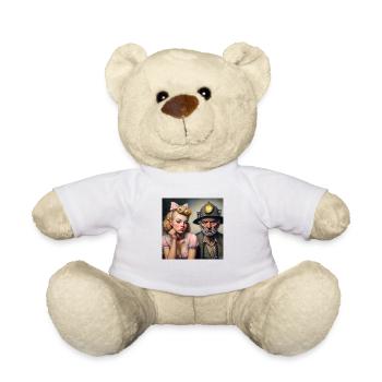 The Girl & The Miner - Teddy Bear - white - Front