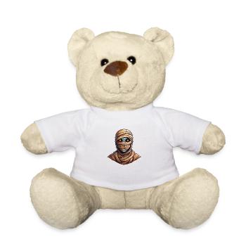 Sauvage en colère momie monstre motivation sport - Nounours - blanc - Devant