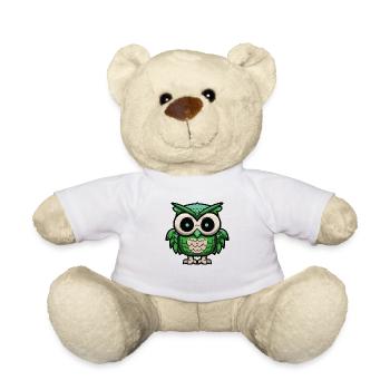 hibou hibou hibou hibou hibou de nuit - Nounours - blanc - Devant
