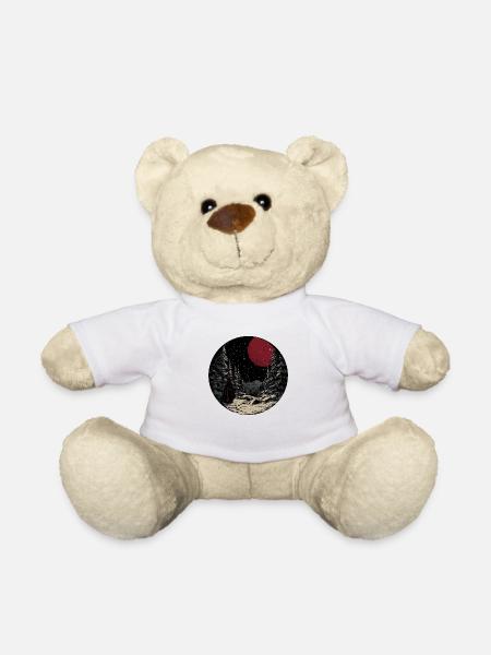 Mystik der roten Nacht - Teddy - Weiß