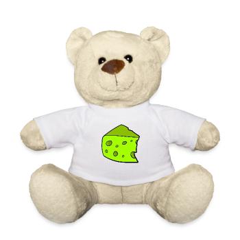 Green cheese - Teddy Bear - white - Front