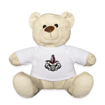 Knight Warrior - Teddy Bear - white - Front