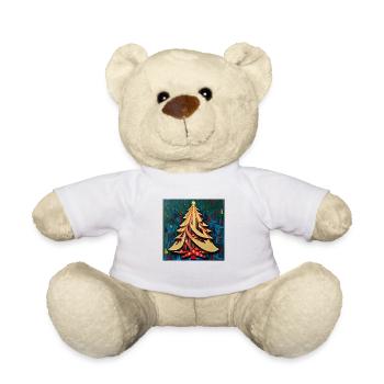 Sapin de Noël 2 - Nounours - blanc - Devant