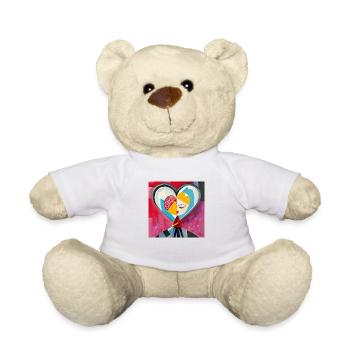 Moitié-moitié - Nounours - blanc - Devant