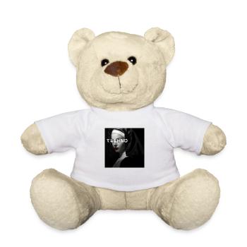 Techno Nun - Rave Design - Nounours - blanc - Devant