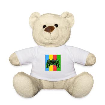 Manette de gaming gaming rétro vintage - Nounours - blanc - Devant