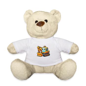 Bagger Comic - Teddy - Weiß - Vorne