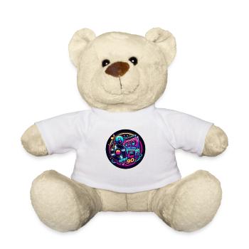 Retro 90s Logo - Teddy - Weiß - Vorne