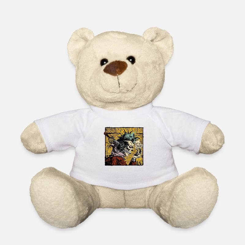 Out of control - Teddy Bear - white