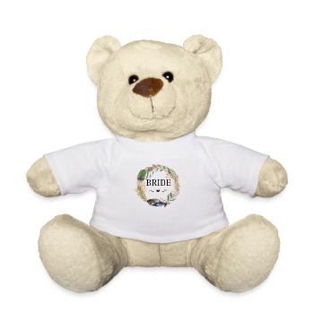 Trensenkranz Boho Blumen - Teddy - Weiß - Vorne