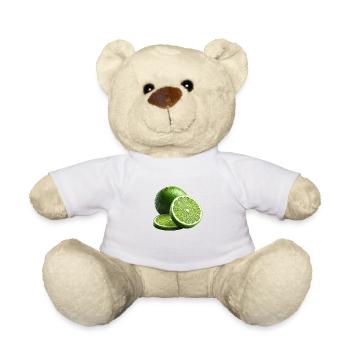 Lime - Teddy Bear - white - Front
