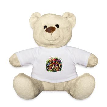 Mushrooms Magic Mushrooms Plain - Teddy Bear - white - Front