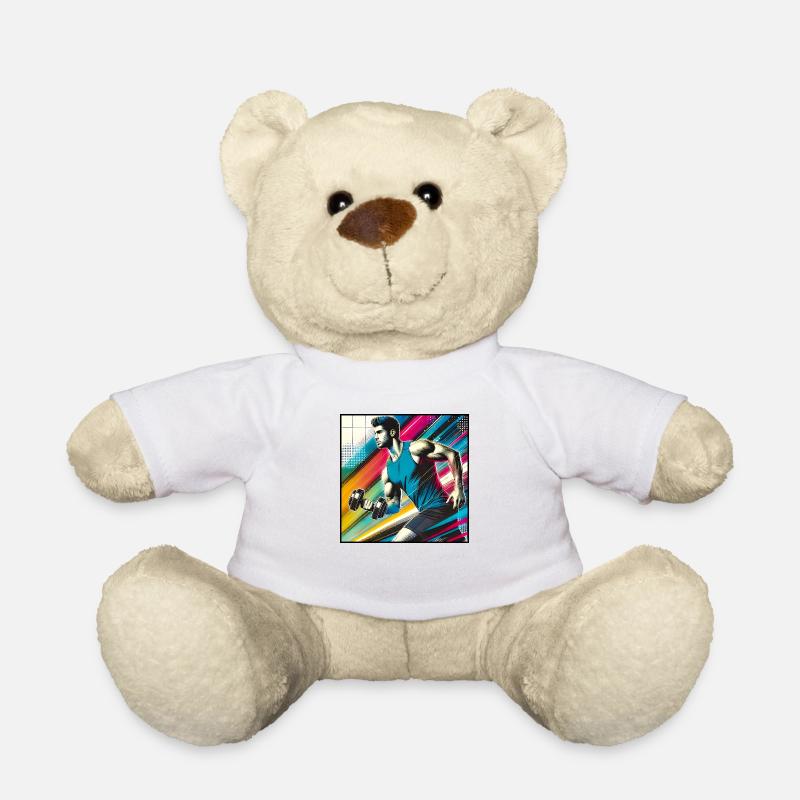Sportlicher Mann - Teddy - Weiß