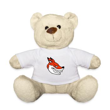 Renard, Mauvais œil, Dangereux, Renard roux, Animal sauvage - Nounours - blanc - Devant