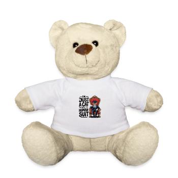 Je ne suis qu’un chat dans un costume humain - Nounours - blanc - Devant