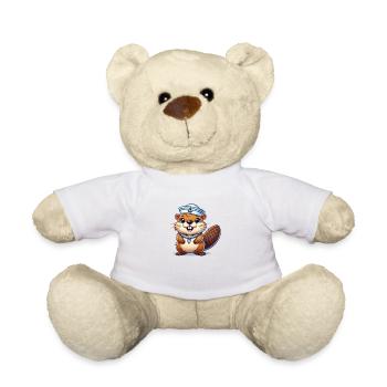 biber matrose kapitän - Teddy - Weiß - Vorne