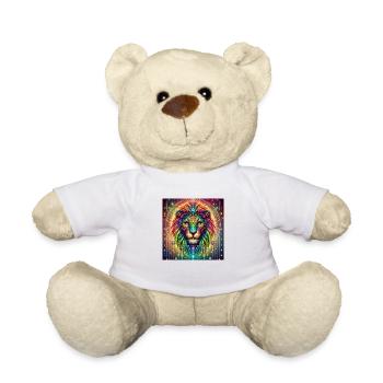 LION animal de pouvoir - Nounours - blanc - Devant