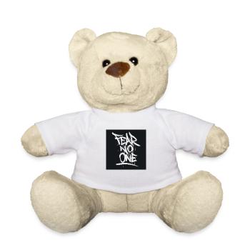 Fear no one - Teddy Bear - white - Front