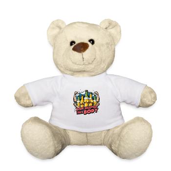 Bier formte diesen Körper - Teddy - Weiß - Vorne