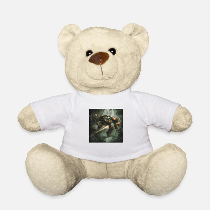 Sci Fi Warrior - Teddy Bear - white