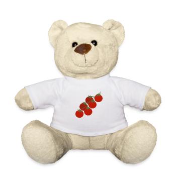 vine of cherry tomatoes - Teddy Bear - white - Front
