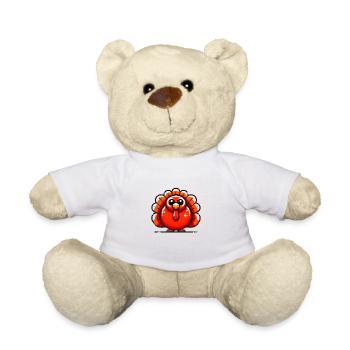 turkey - Teddy Bear - white - Front