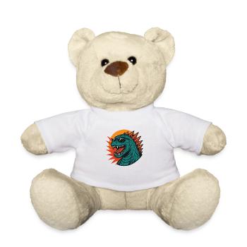 Chillzilla – Ambiance Retro Monster - Nounours - blanc - Devant